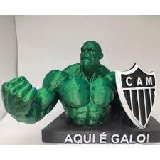 Hulk do Galo Atletico mineiro Galoucura Galo doido Mascote decoração  enfeite presente